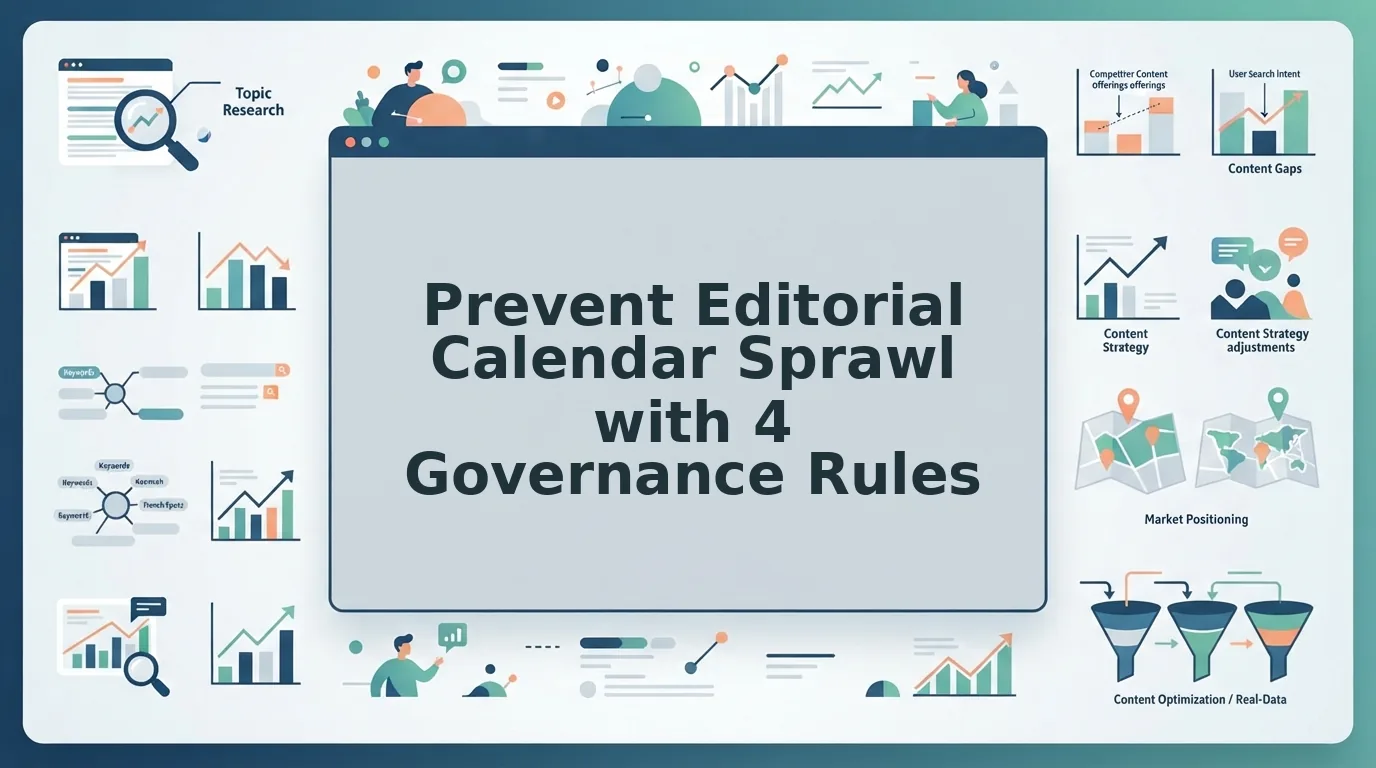 How to prevent editorial calendar sprawl across content teams