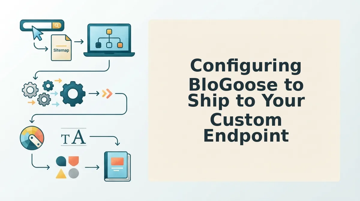 Configuring BloGoose to Ship to Your Custom Endpoint