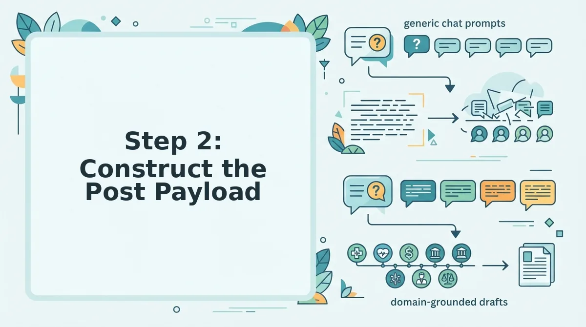 Step 2: Construct the Post Payload
