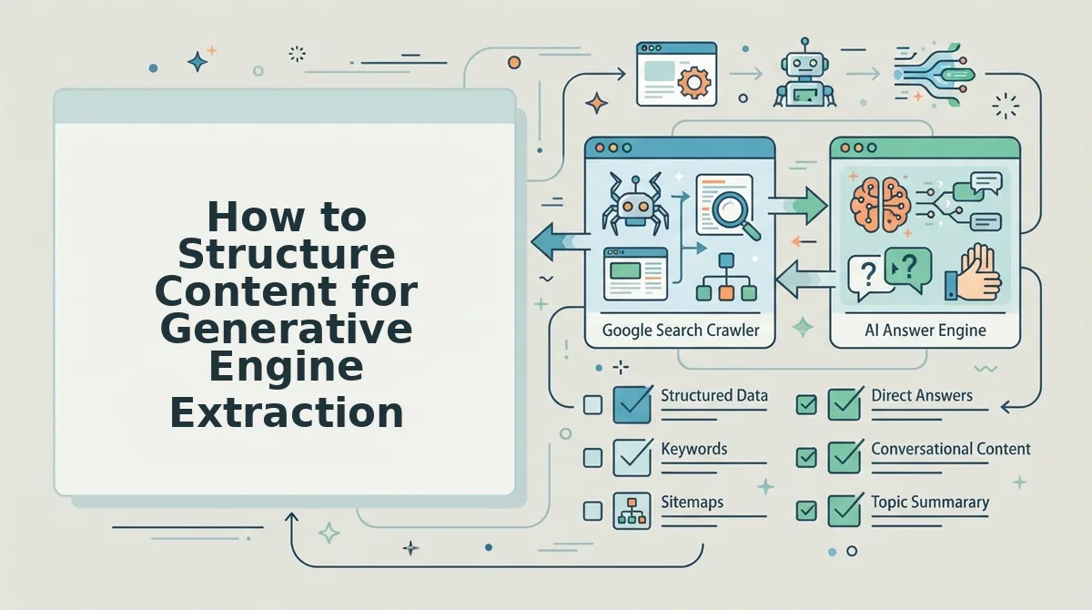How to Structure Content for Generative Engine Extraction