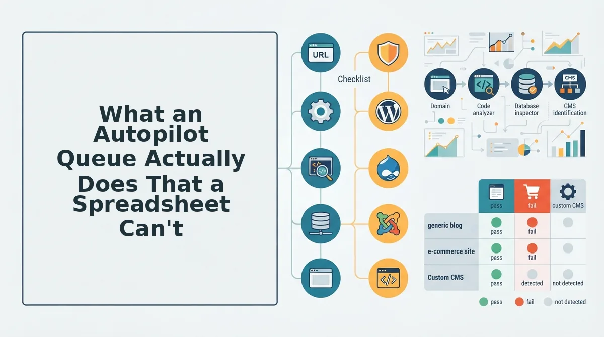 What an Autopilot Queue Actually Does That a Spreadsheet Can't