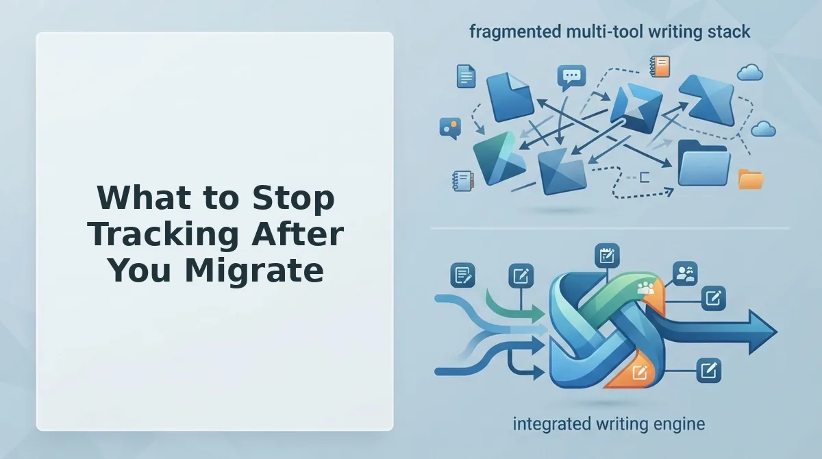 What to Stop Tracking After You Migrate
