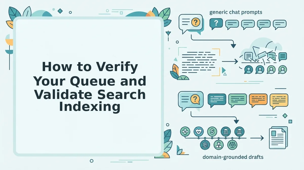 How to Verify Your Queue and Validate Search Indexing