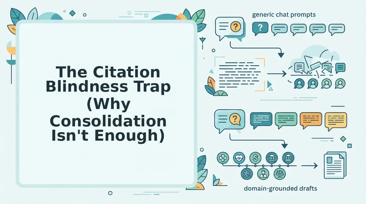The Citation Blindness Trap (Why Consolidation Isn't Enough)