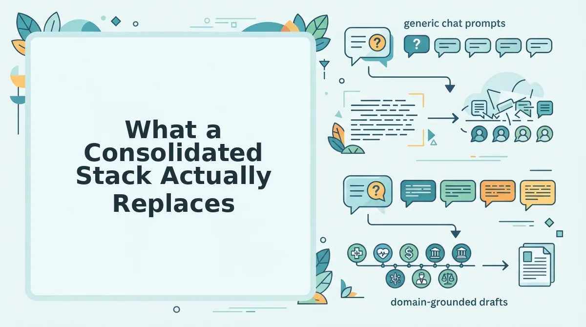 What a Consolidated Stack Actually Replaces