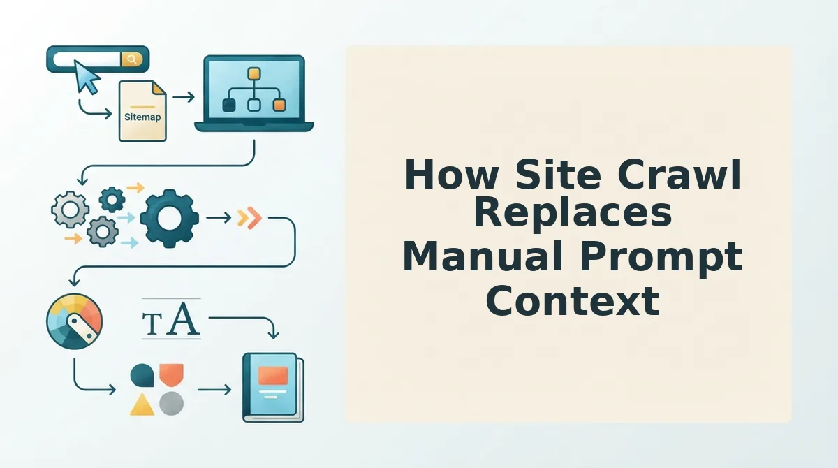 How Site Crawl Replaces Manual Prompt Context