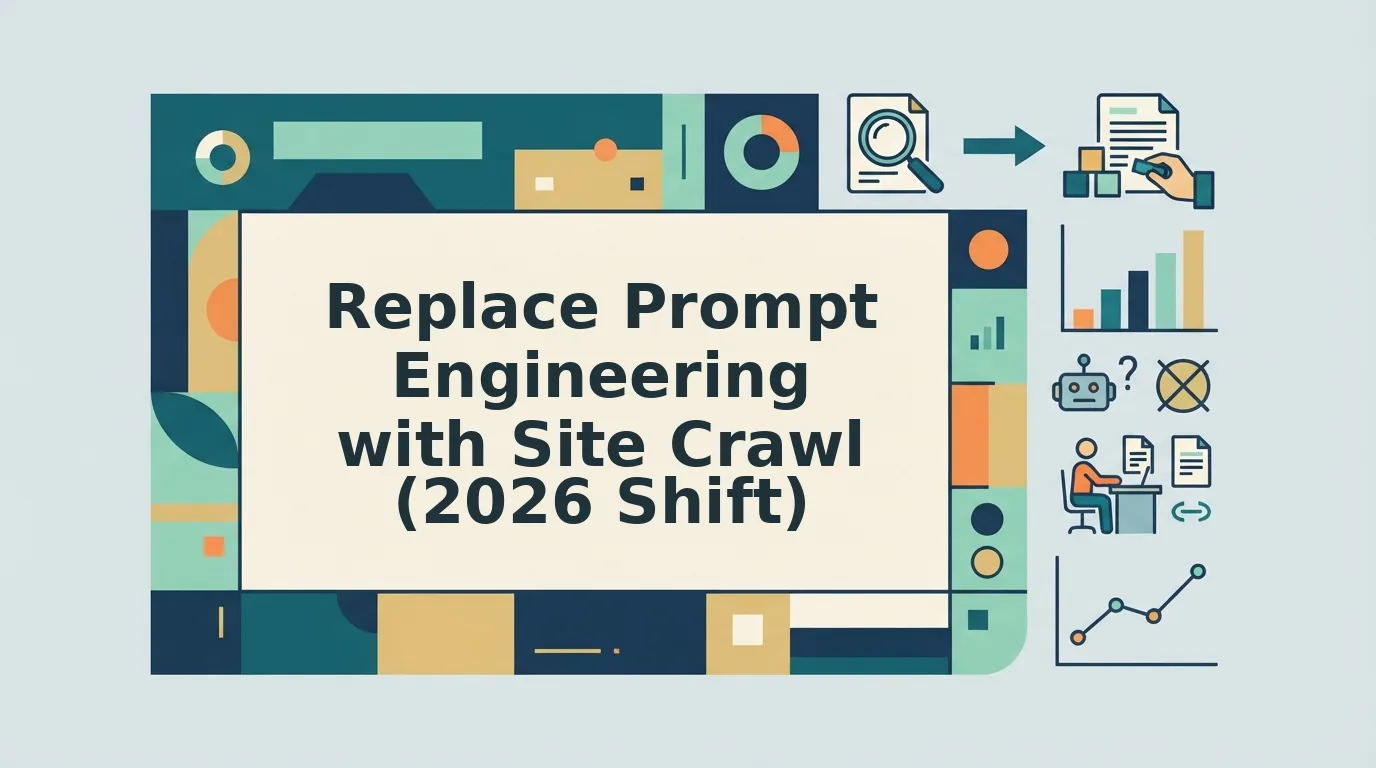 How to replace prompt engineering with site crawl data