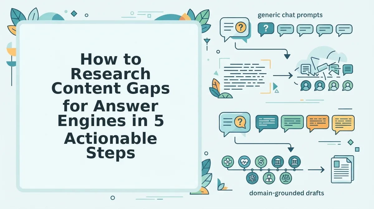How to Research Content Gaps for Answer Engines in 5 Actionable Steps