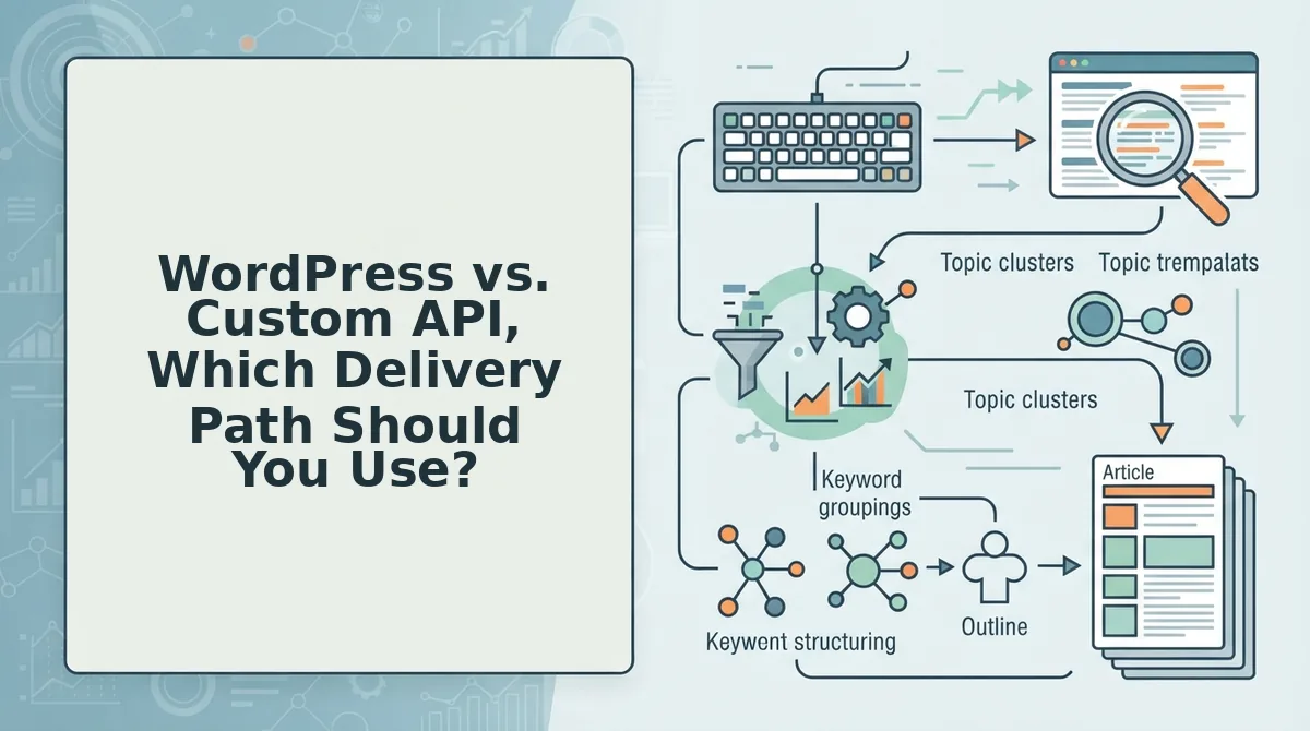 WordPress vs. Custom API, Which Delivery Path Should You Use?