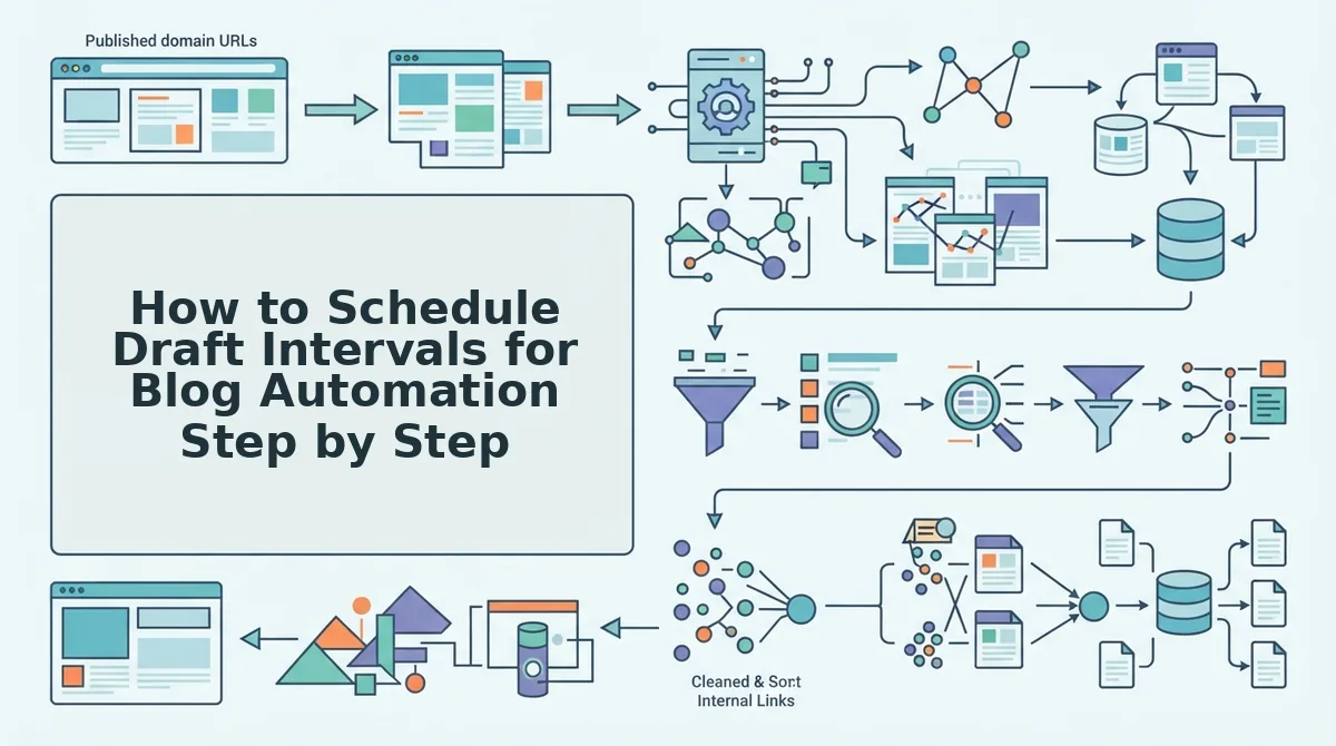 How to Schedule Draft Intervals for Blog Automation Step by Step