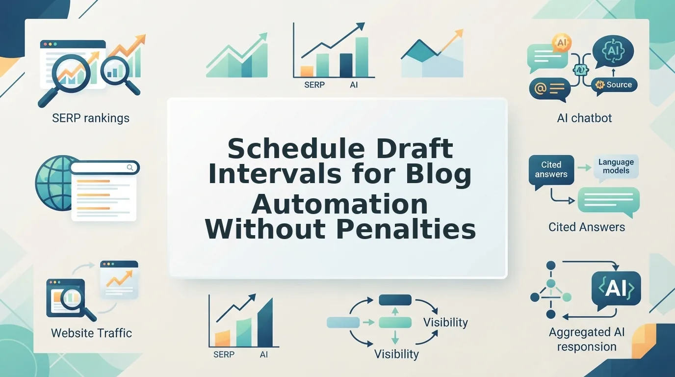 How to schedule draft intervals for blog automation