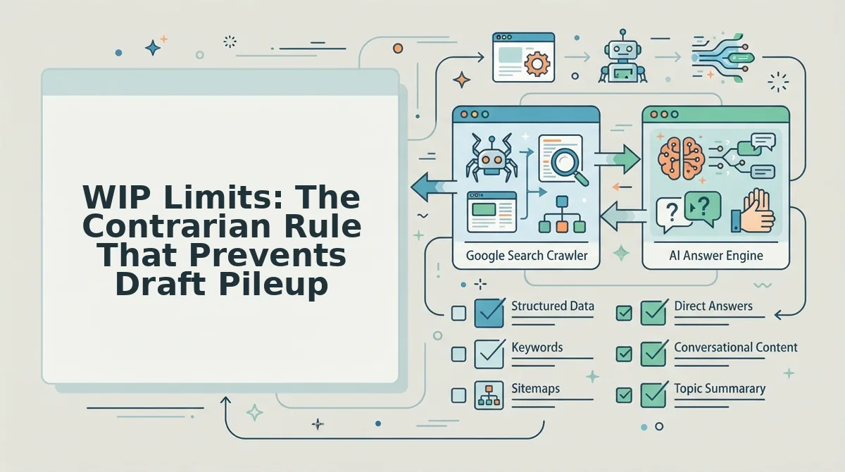 WIP Limits: The Contrarian Rule That Prevents Draft Pileup