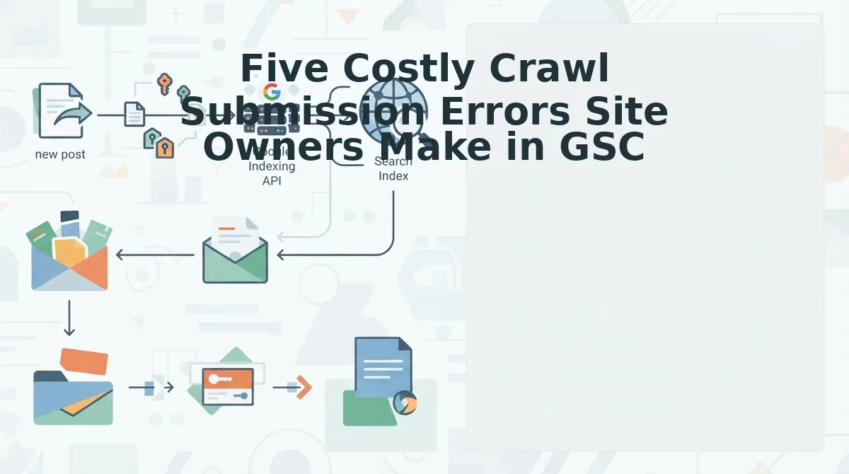 Five Costly Crawl Submission Errors Site Owners Make in GSC
