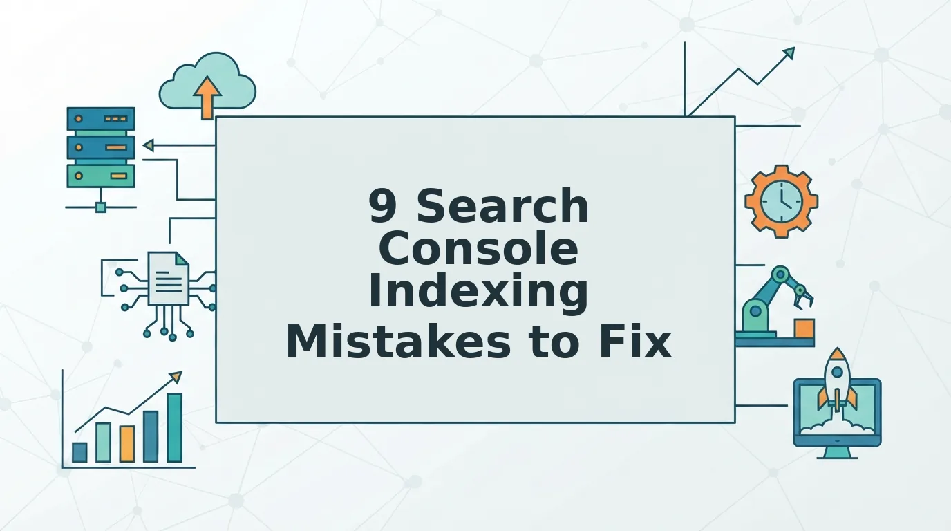 Search console indexing mistakes that delay new post crawls