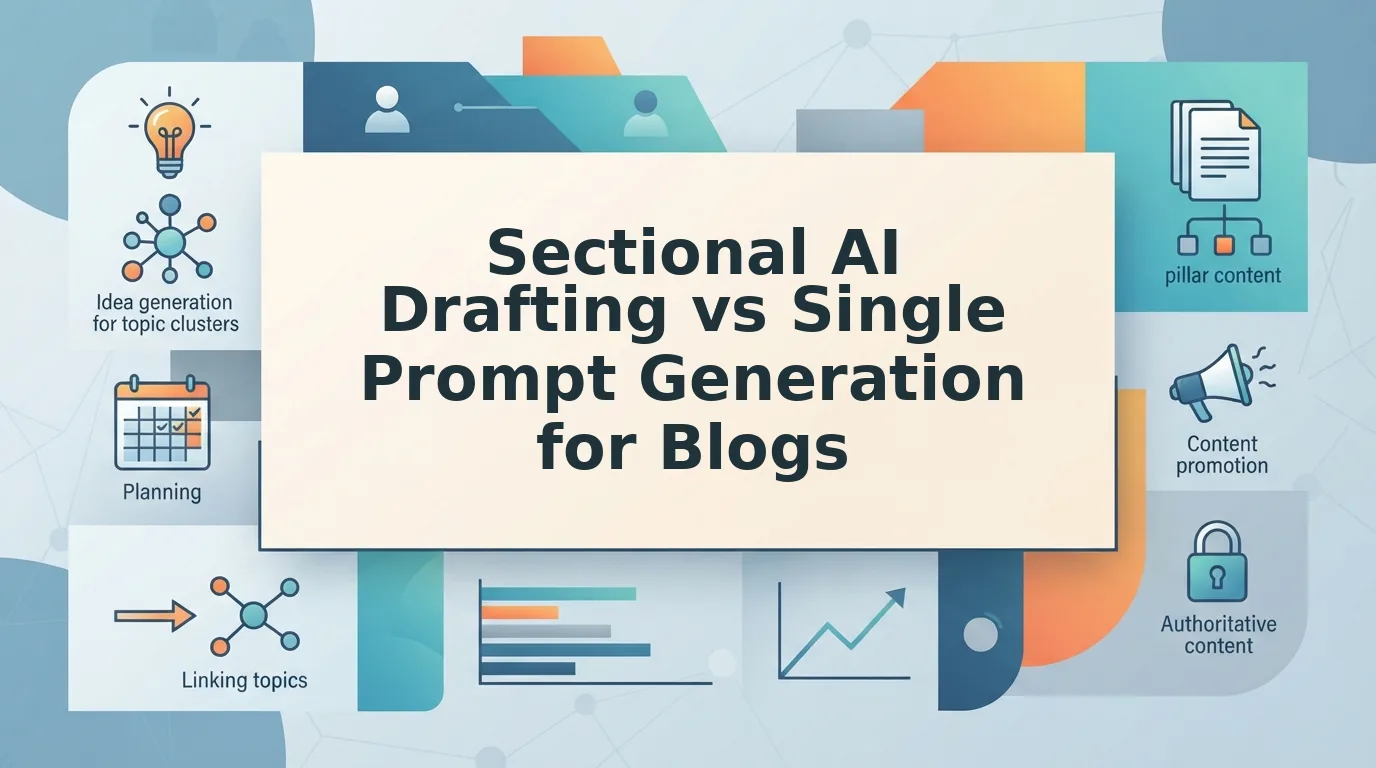 Sectional AI Drafting vs Single Prompt Generation for Blogs