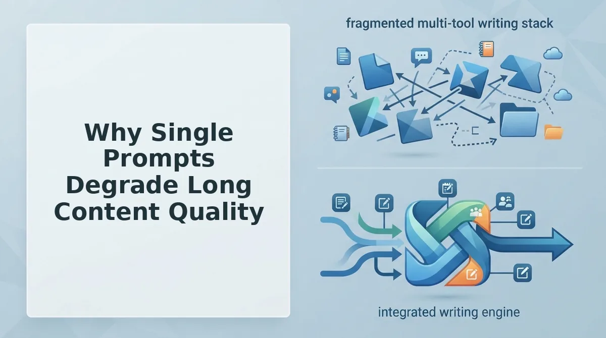 Why Single Prompts Degrade Long Content Quality