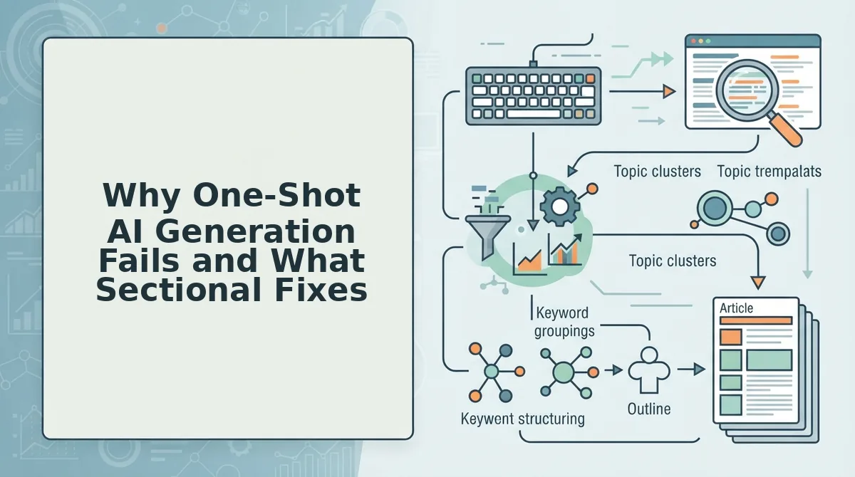 Why One-Shot AI Generation Fails and What Sectional Fixes