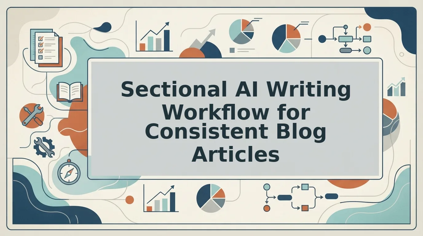 Sectional AI Writing Workflow for Consistent Blog Articles