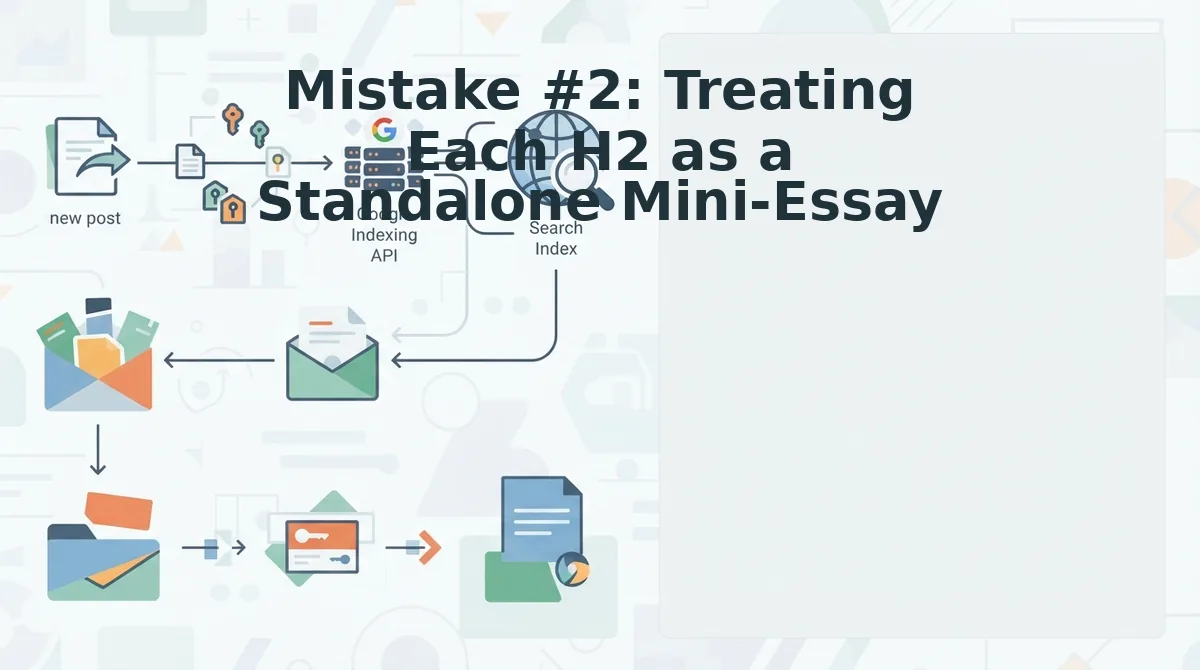 Mistake #2: Treating Each H2 as a Standalone Mini-Essay