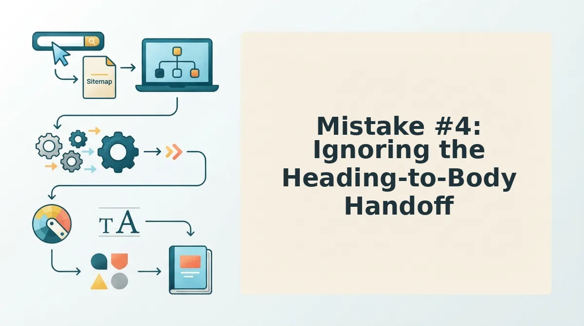 Mistake #4: Ignoring the Heading-to-Body Handoff