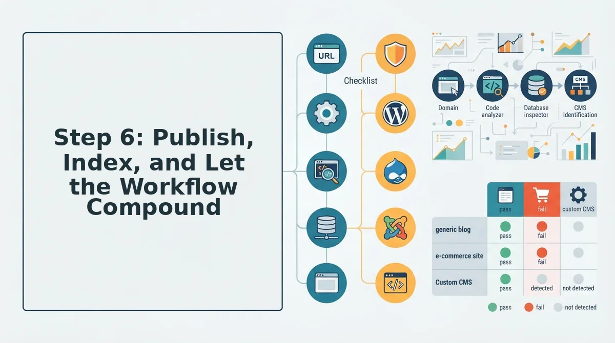 Step 6: Publish, Index, and Let the Workflow Compound