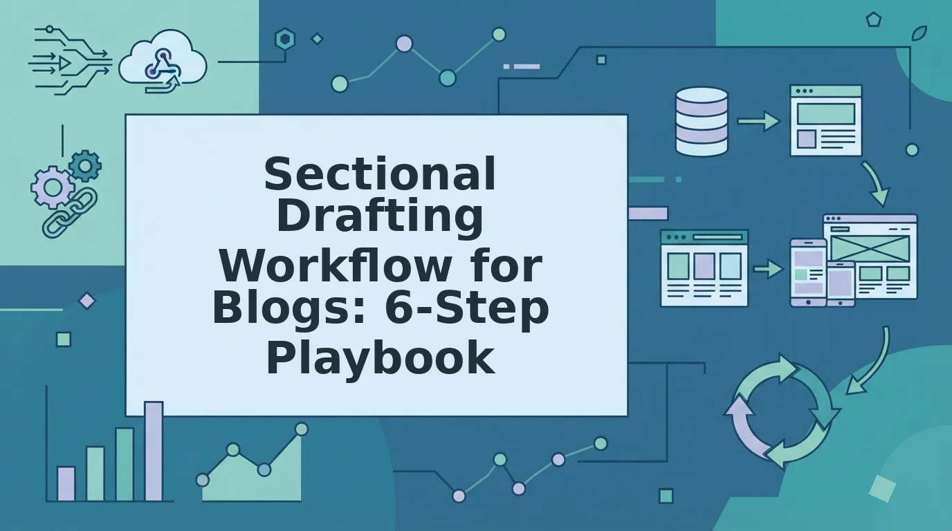 How to Build a Sectional Drafting Workflow for Blogs