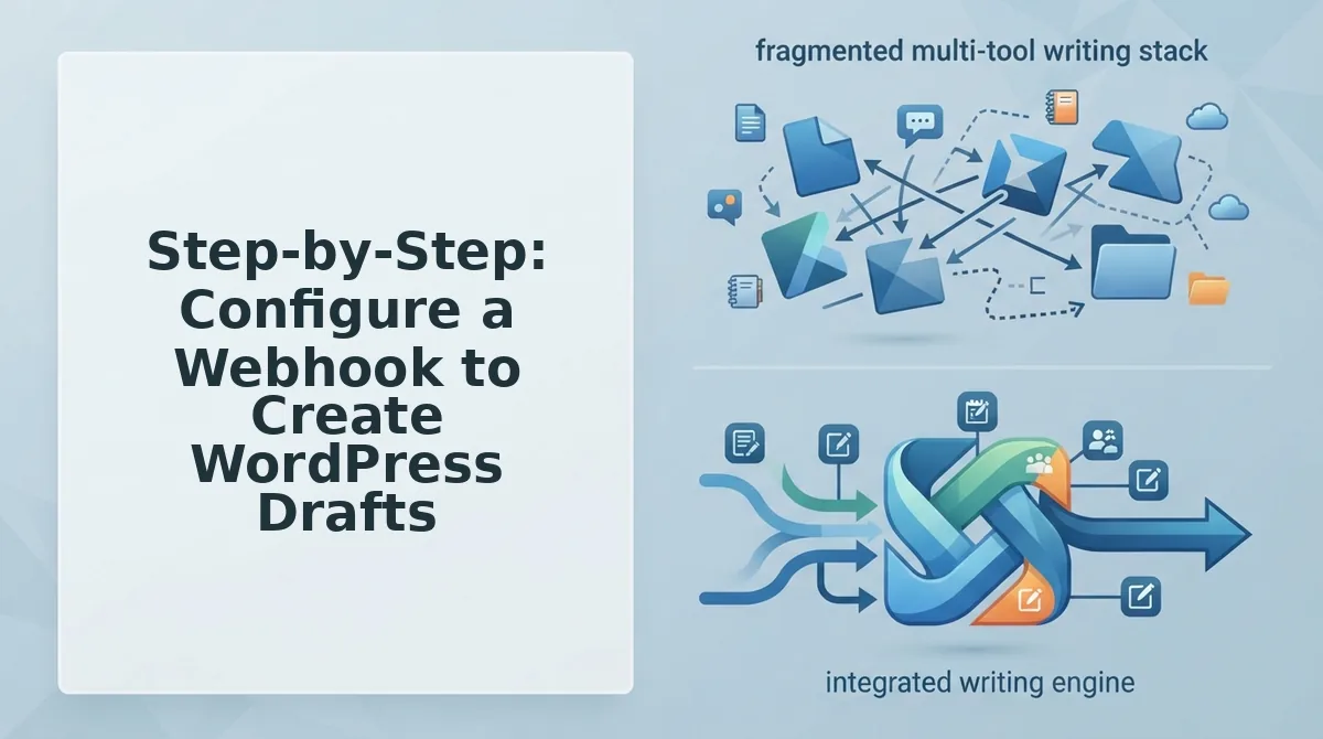 Step-by-Step: Configure a Webhook to Create WordPress Drafts