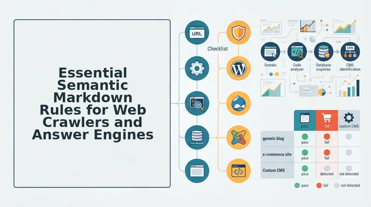 Essential Semantic Markdown Rules for Web Crawlers and Answer Engines