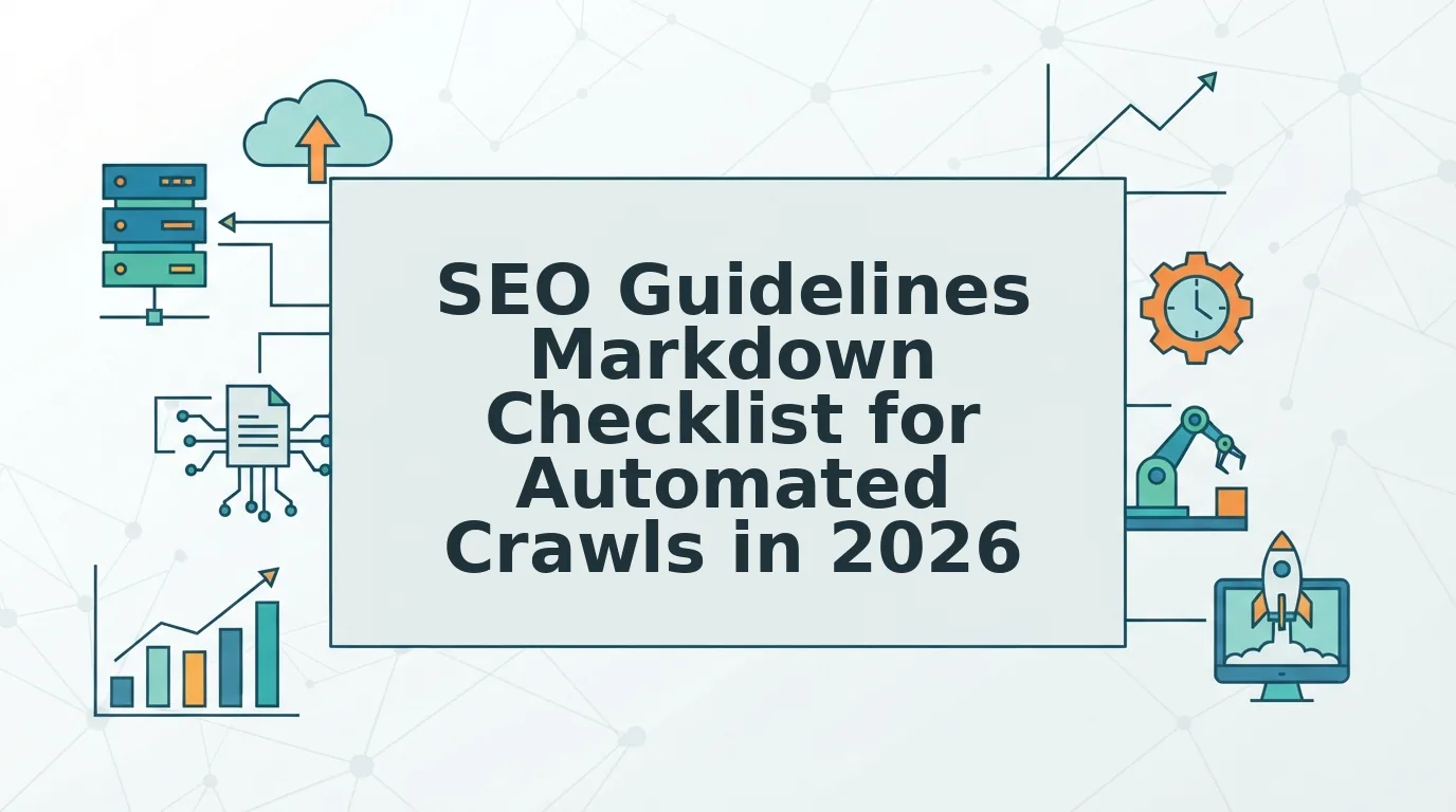 SEO Guidelines Markdown Checklist for Automated Crawls