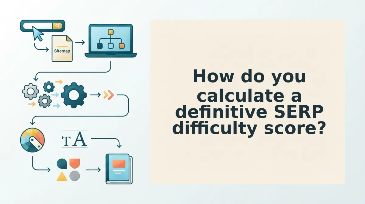 How do you calculate a definitive SERP difficulty score?