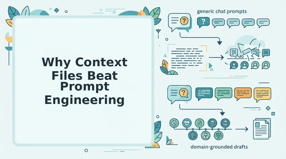 Why Context Files Beat Prompt Engineering