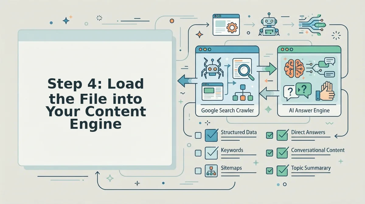 Step 4: Load the File into Your Content Engine