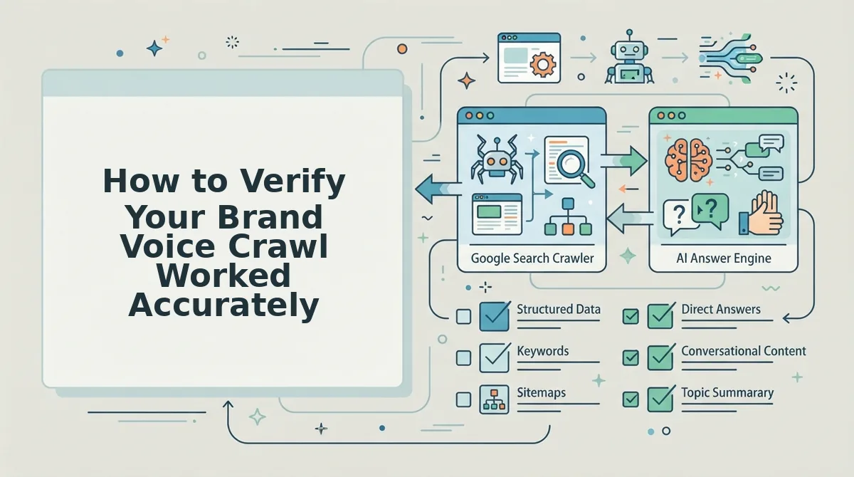 How to Verify Your Brand Voice Crawl Worked Accurately