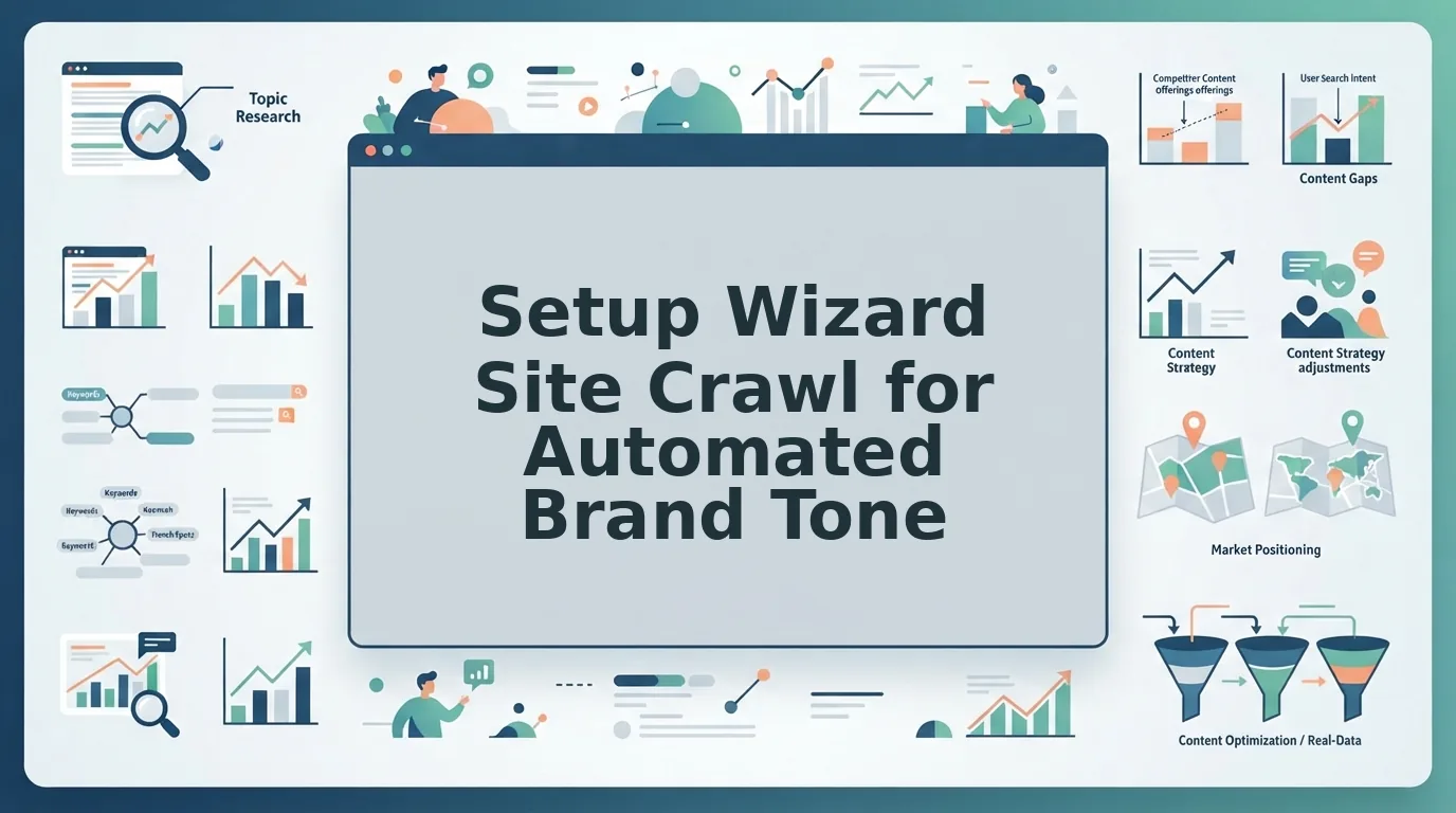 How a setup wizard site crawl captures your brand voice
