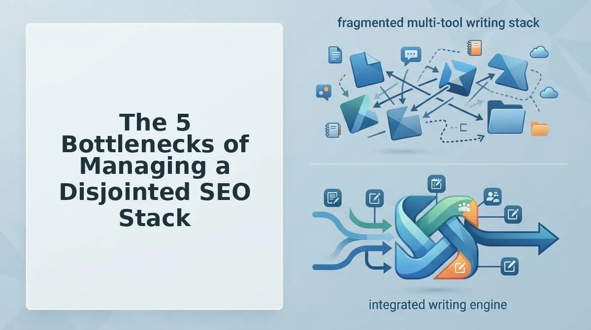 The 5 Bottlenecks of Managing a Disjointed SEO Stack