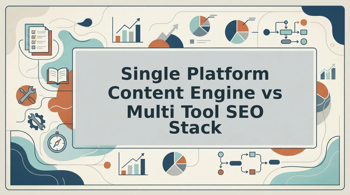 Single Platform Content Engine vs Multi Tool SEO Stack