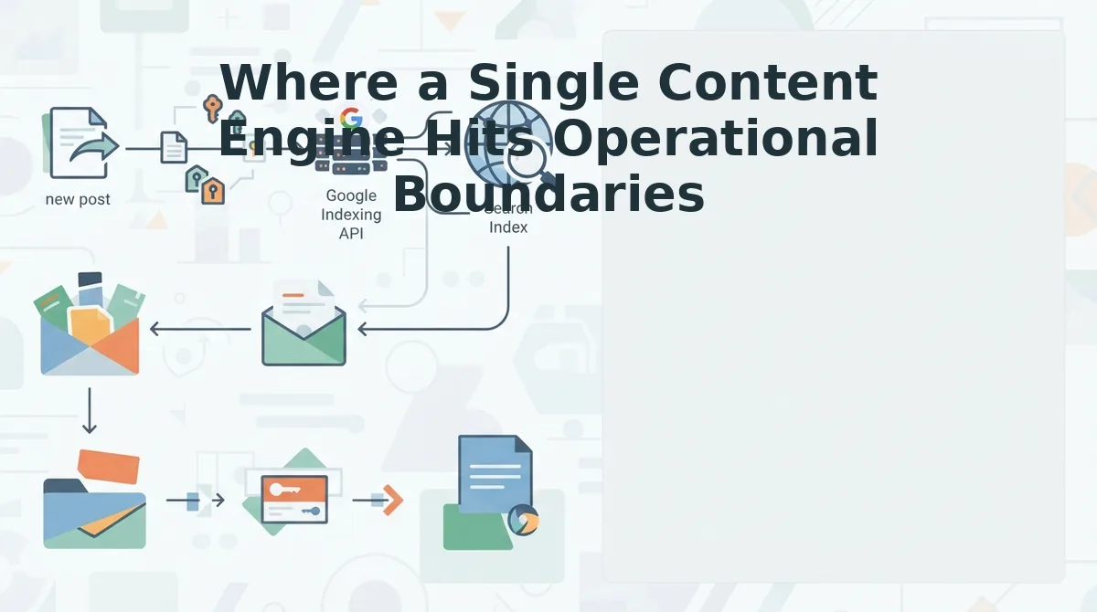 Where a Single Content Engine Hits Operational Boundaries