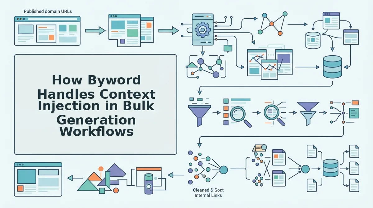 How Byword Handles Context Injection in Bulk Generation Workflows