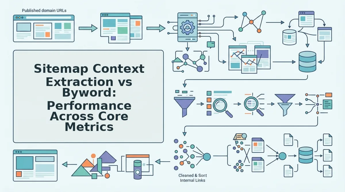 Sitemap Context Extraction vs Byword: Performance Across Core Metrics