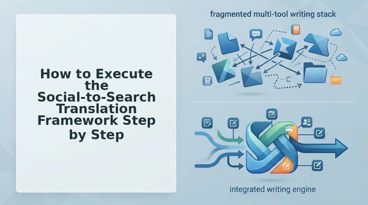 How to Execute the Social-to-Search Translation Framework Step by Step