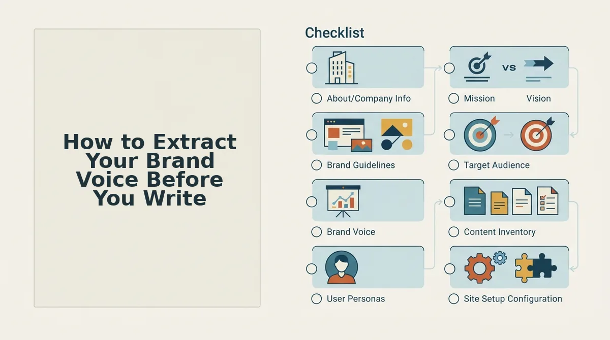 How to Extract Your Brand Voice Before You Write