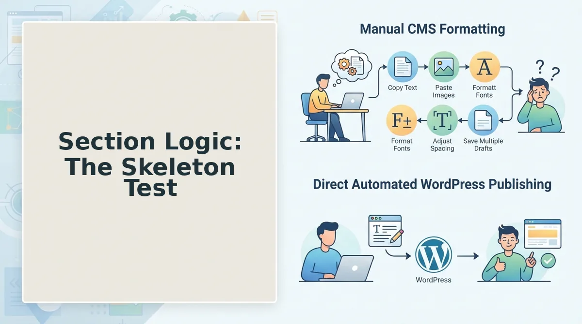 Section Logic: The Skeleton Test