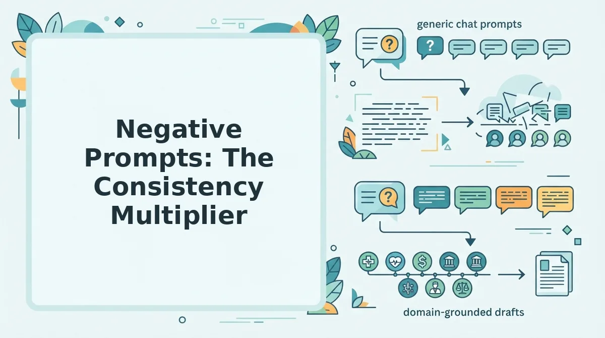 Negative Prompts: The Consistency Multiplier