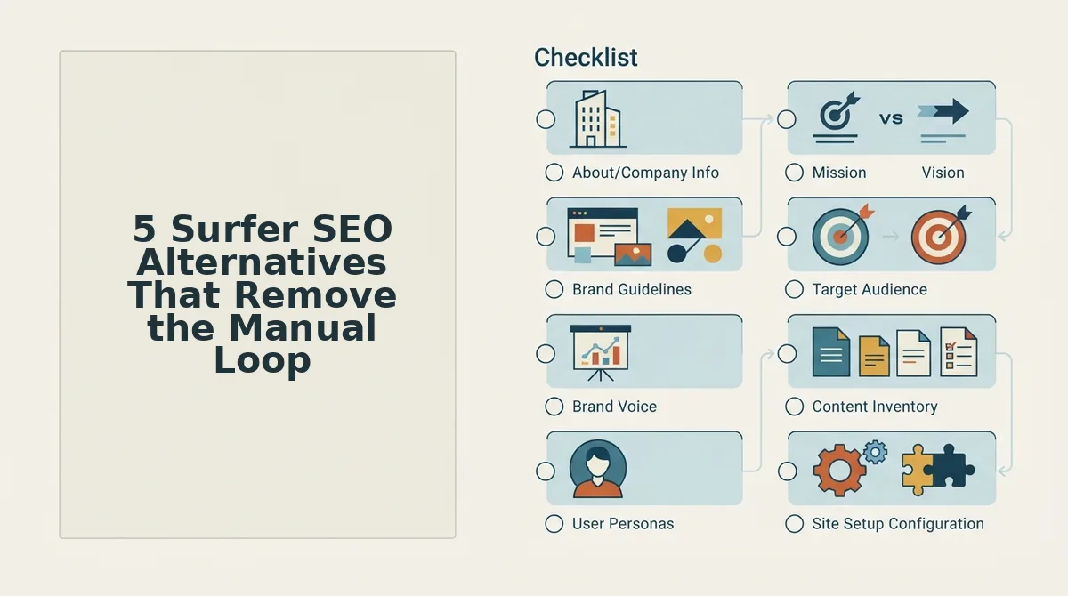 5 Surfer SEO Alternatives That Remove the Manual Loop