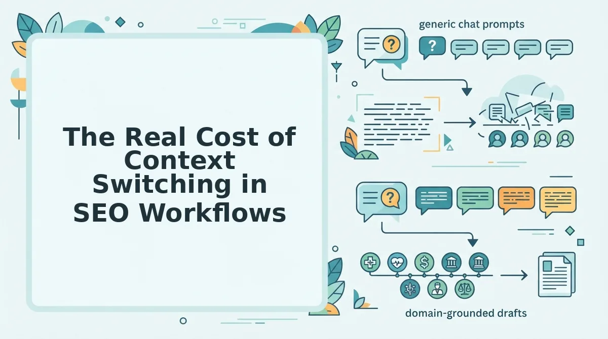 The Real Cost of Context Switching in SEO Workflows