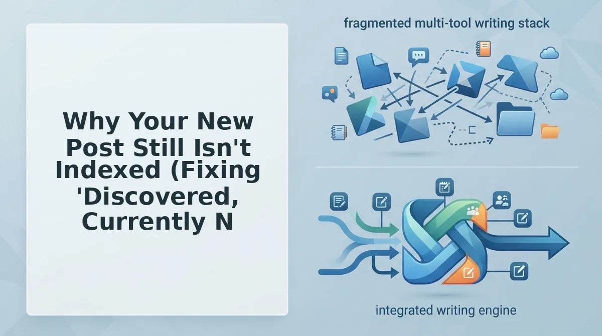 Why Your New Post Still Isn't Indexed (Fixing 'Discovered, Currently Not Indexed')