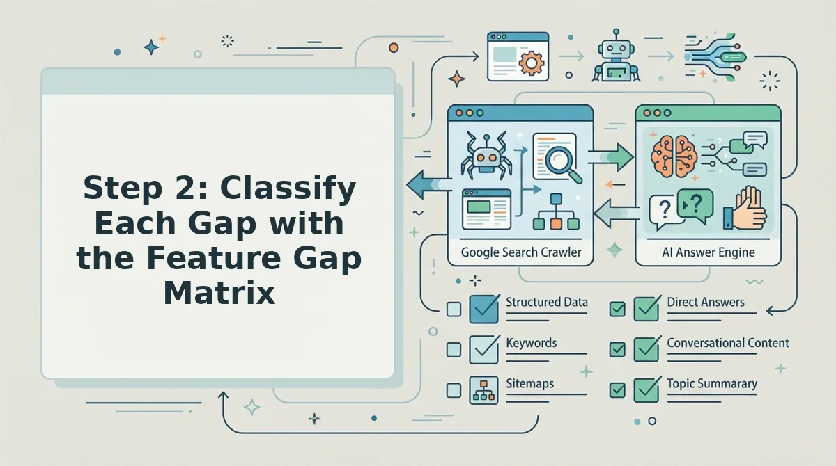 Step 2: Classify Each Gap with the Feature Gap Matrix
