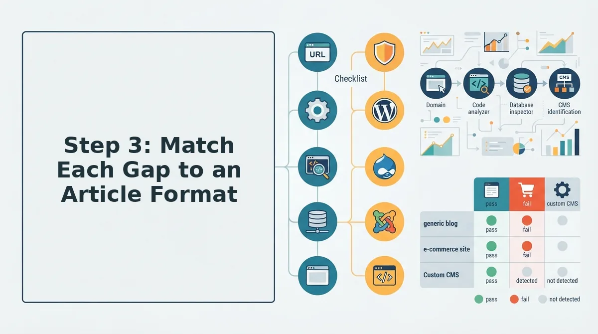 Step 3: Match Each Gap to an Article Format