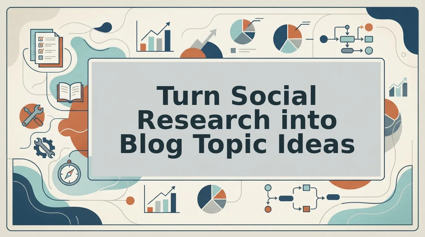 How to Turn Social Research into Blog Topic Ideas