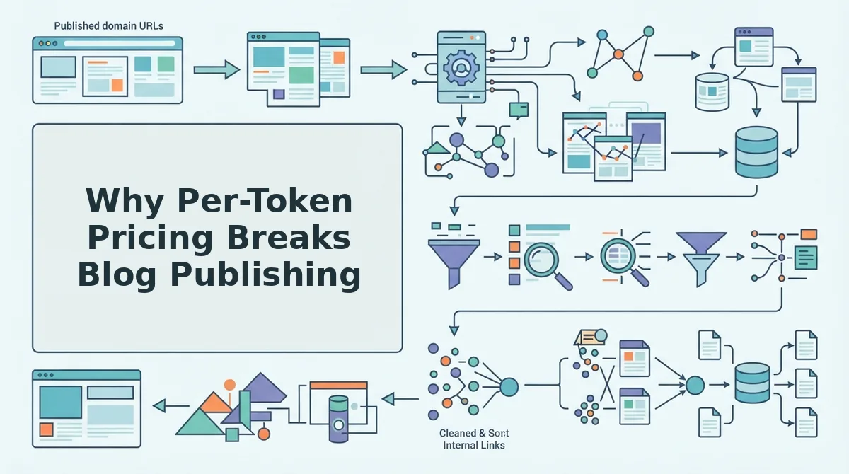 Why Per-Token Pricing Breaks Blog Publishing